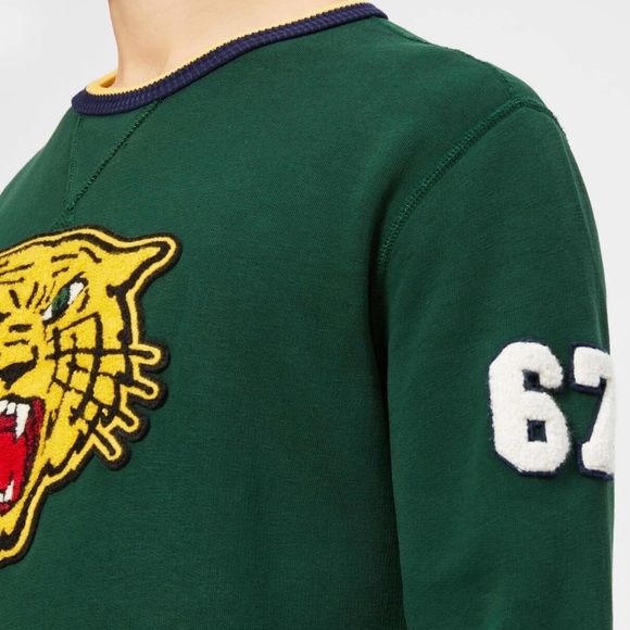 Polo by Ralph Lauren Varsity Inspired Patchwork Cotton Blend. - Picture 2 of 11